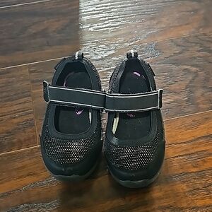 Girls Stride Rite Tilly Black Maryjane shoes Sz 7.5 toddler